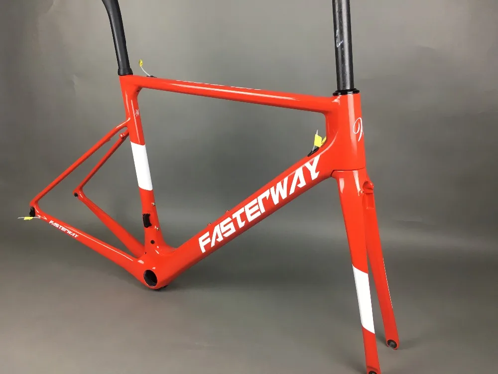 Светло голубой Тайвань FASTERWAY классический набор углеродных дорожных Рам UD ткет углерода велосипед рамки: комплект+ подседельный вилка зажим гарнитура
