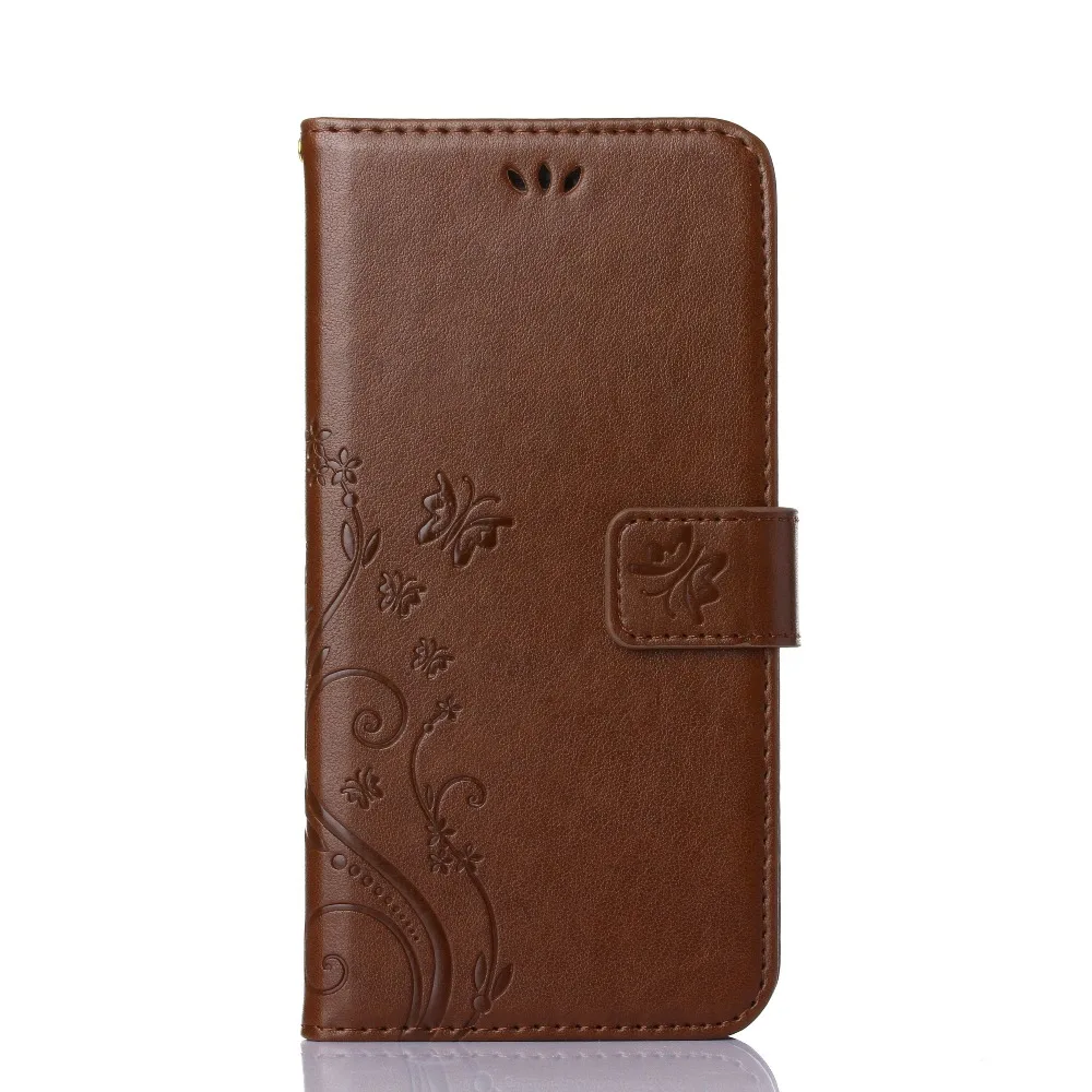 Высокое качество бабочка кожаный чехол портмоне с откидной крышкой в стиле