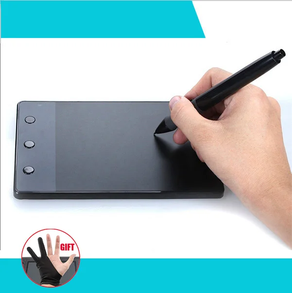 Портативный HUION H420 4 &quotx 2.23&quot USB Книги по искусству Дизайн рисунок Планшеты для