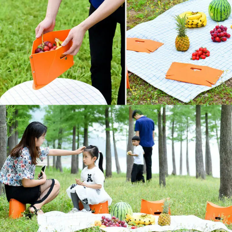 Портативный складной стул для пикника мини сиденье рыбалки Пешие прогулки