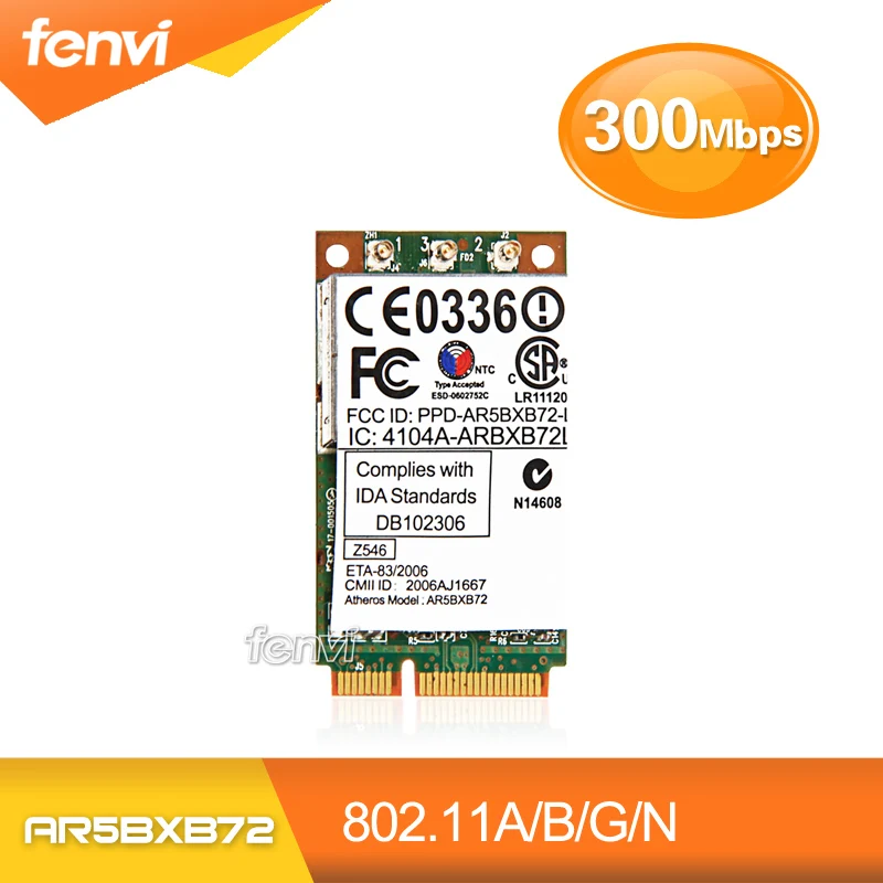 Atheros AR5BXB72 AR5008 802.11a/B/G/N 300 м WLAN Беспроводной Wi Fi pci e карты для IBM/ thinkPad T60/T61 Z60/61x60/X61