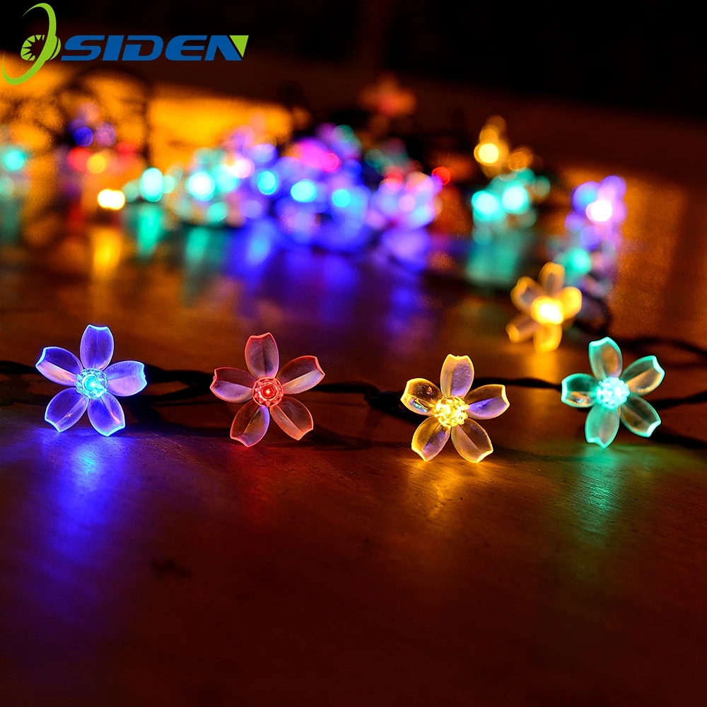 Гирлянда на солнечной батарее 100 светодиодов 7 м 5 м|outdoor solar string lights|100 led solarled fairy