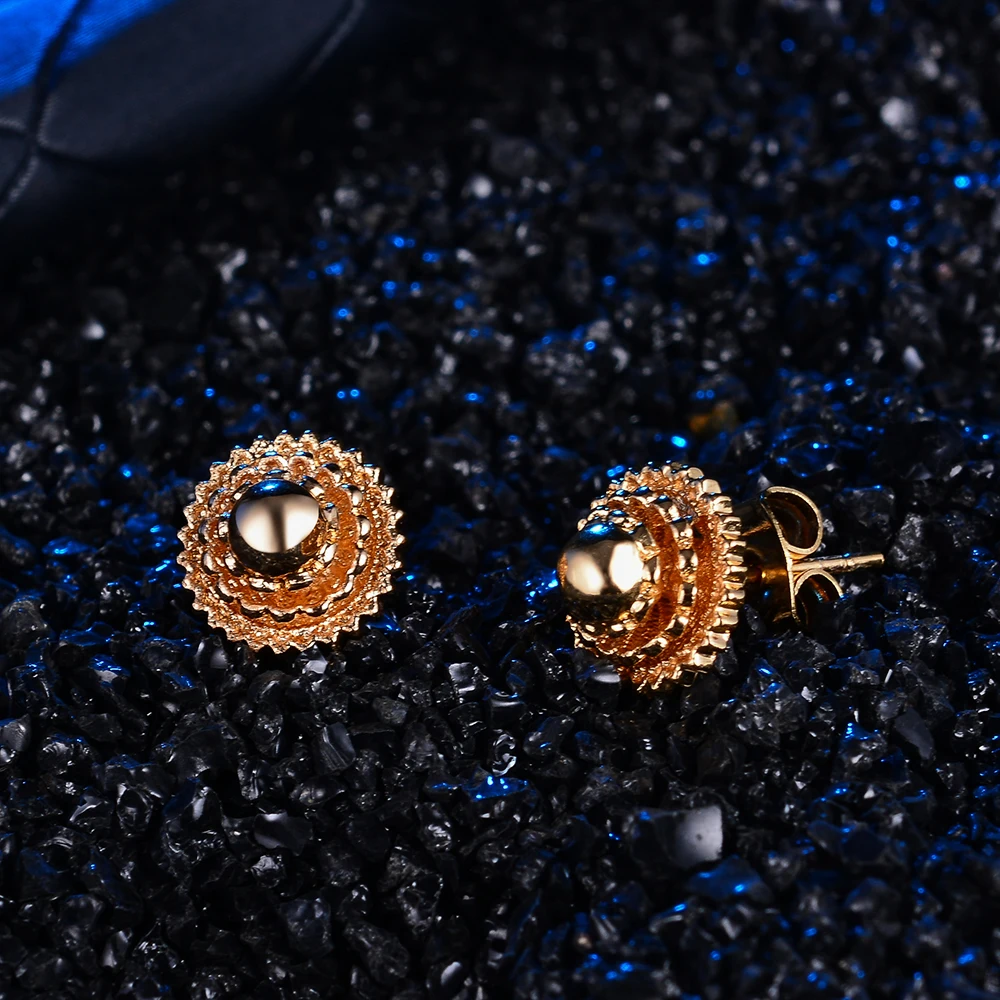 Маленькие серьги гвоздики WANDO для женщин и девочек ювелирные изделия с бусинами