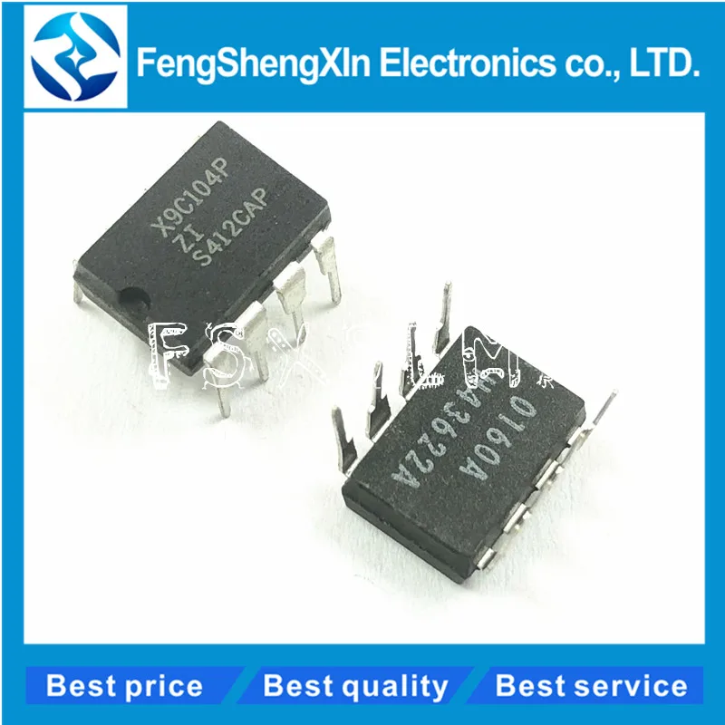 10 шт./лот X9C104P X9C104PIZ X9C104 X9C104PZI цифровой потенциометр IC|Интегральные схемы| |