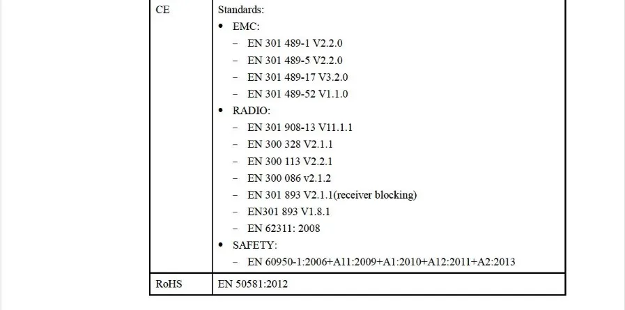 Huawei EV751 4G 400 M: 380 МГц до 450 МГц 1,4 г, 1,8 г, band1/2/3/4/5/7/8/20/26/28/31/38/39/40/41, встроенная в транспортное средство радиостанции