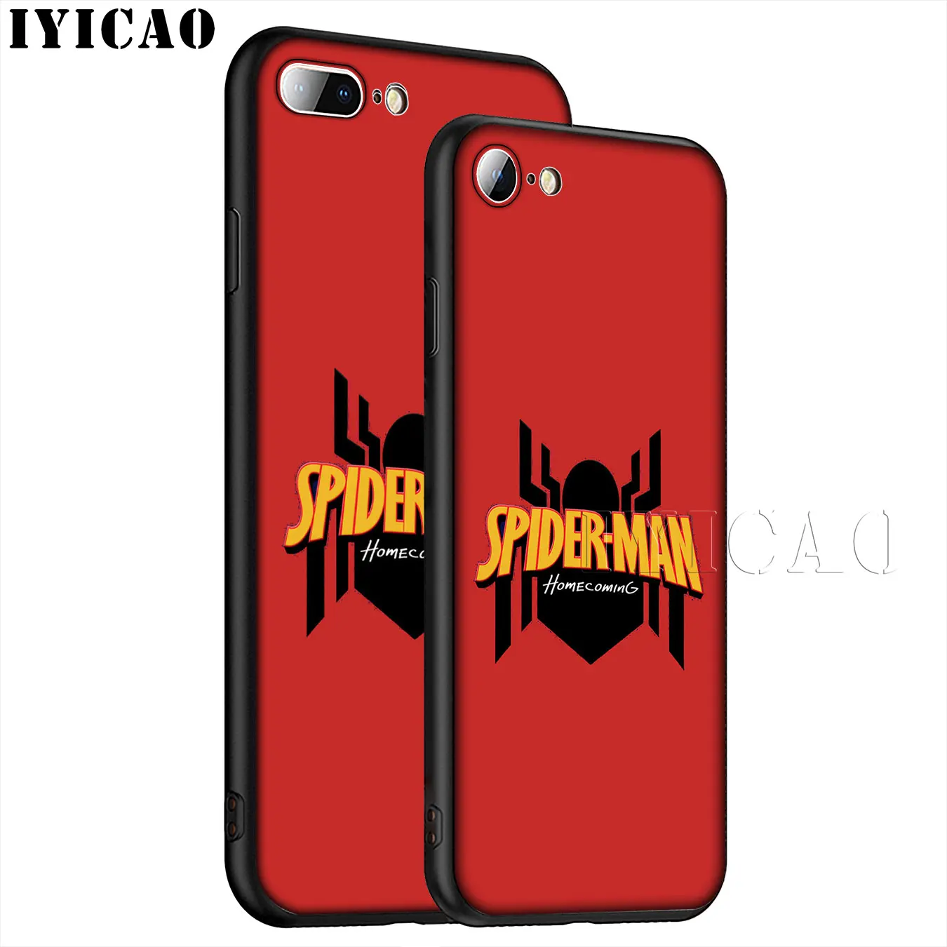 IYICAO Мягкий силиконовый чехол для iPhone XR X XS 11 Pro Max 6 6S 7 8 Plus 5 5S SE TPU черный |