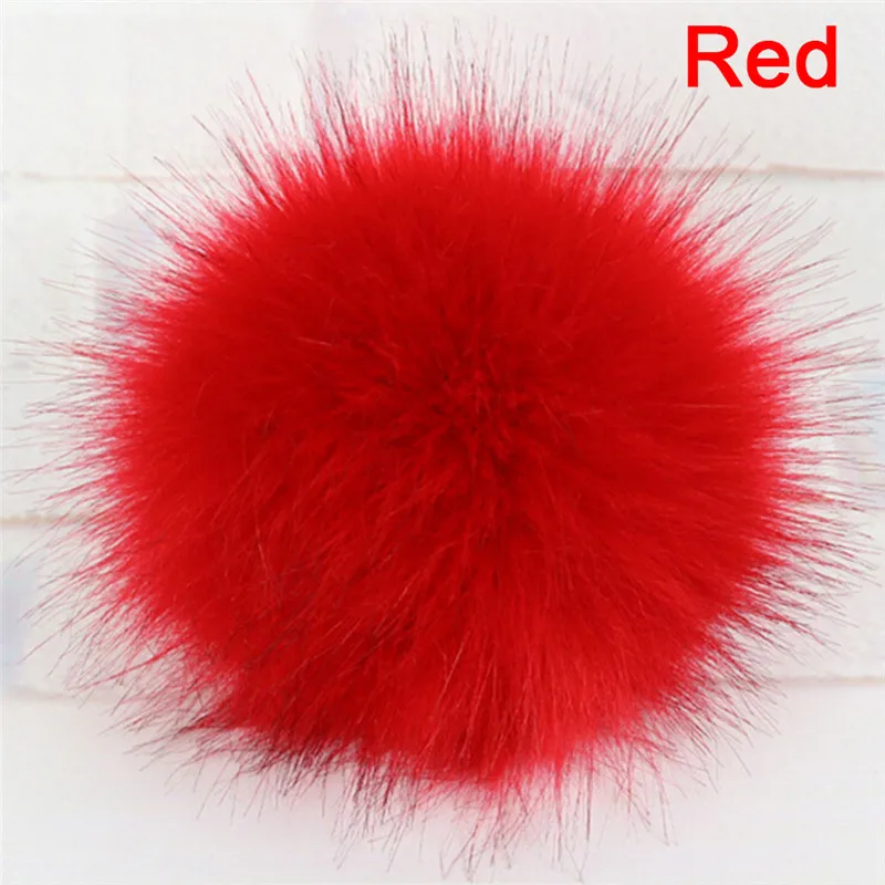 

10CM Unisex Faux Raccoon Fake Fur Hair Ball Fluffy Pompom Hat Women Men Clothing Bag Shoes Cap Accessories Hanging Decor