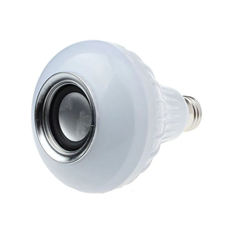 Беспроводной 12 Вт мощность E27 LED rgb Bluetooth динамик лампочка лампа смарт телефон