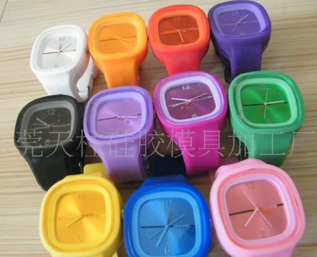 Min.order is $30 (Mix-Order) Free Shipping hot selling products 2013 jelly watch 10 Pcs/Lot | Тематическая одежда и