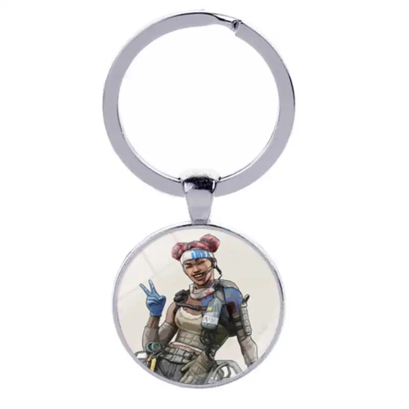 Новинка, брелок для ключей Apex legends, модель из сплава, игрушки Apex, Горячая игра, аксессуары, фигурка, металлический брелок для ключей, подарки для детей на день рождения