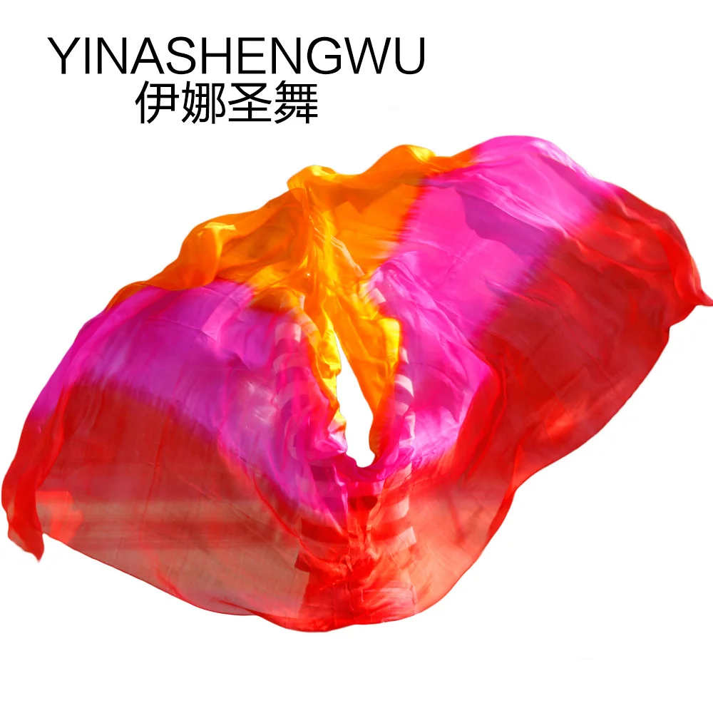 Платок из 100% натурального шелка крашеный шарф ручной работы на заказ шаль для