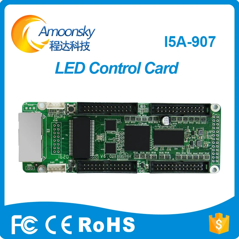 

Hot sale led full color die casting cabinet colorlight i5a-907 full color led receiving card