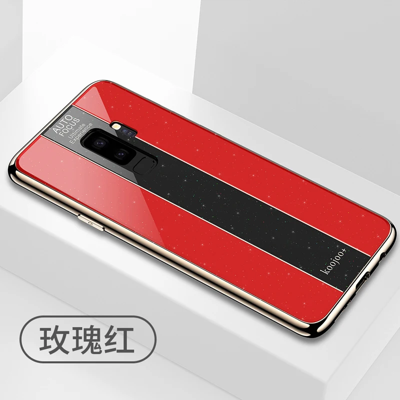 Чехол YonLinTan чехол для Samsung Galaxy S9 Plus S 9 S9Plus роскошный блестящий из закаленного