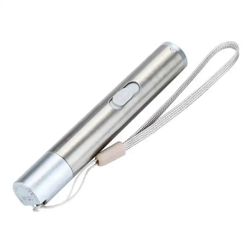 Новый миниатюрный Перезаряжаемый USB фонарик фонарь лазерный указатель мощный