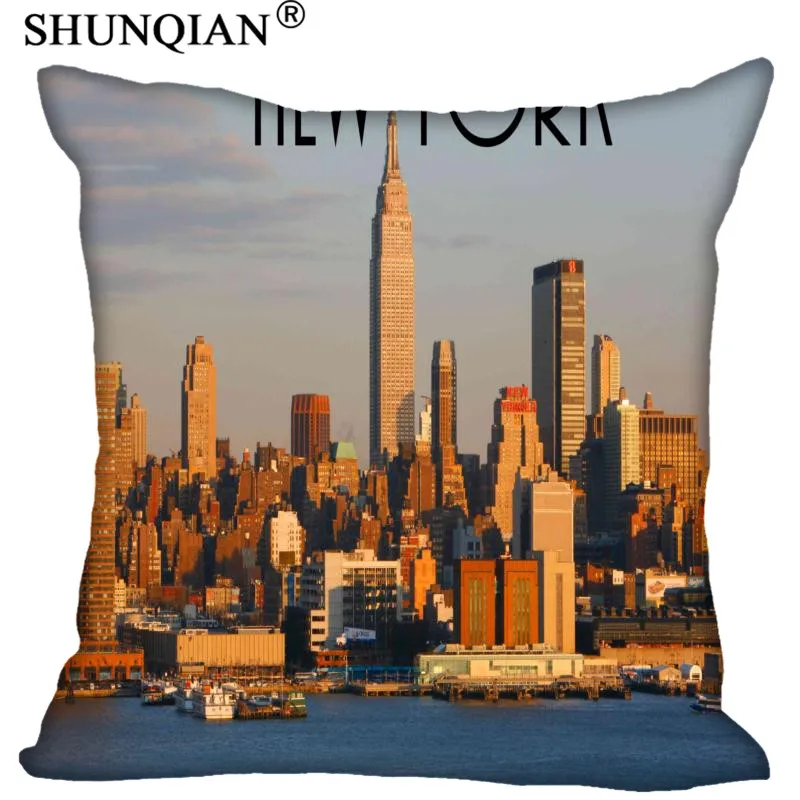 

LU New I Love NY New York City View 45X45 CM Soft Pillowcase pillow case