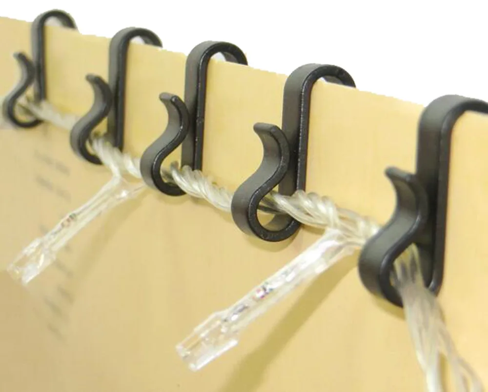 10 шт./лот мини желоба крючки подвесные вечерние светодиодные фонари для дома