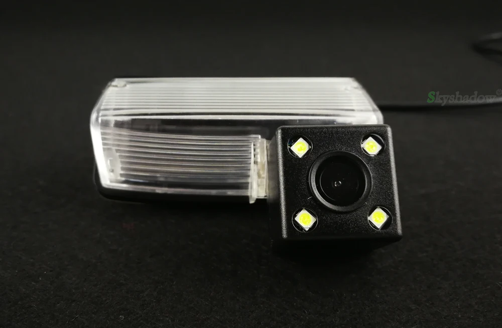 HD Автомобильная CCD камера ночного видения Водонепроницаемая 4 LED резервная