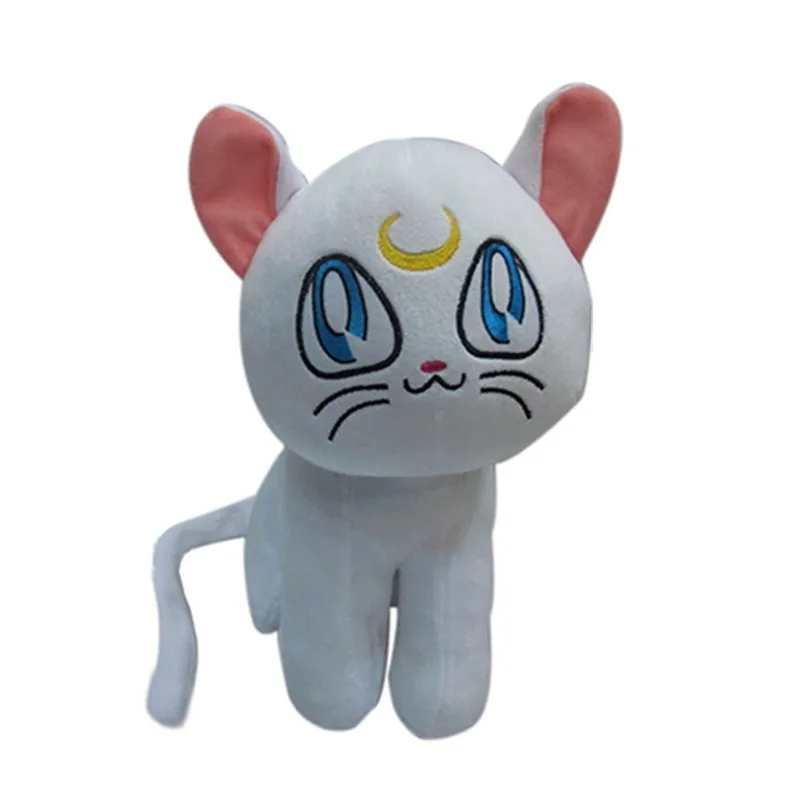 Мультфильм Сейлор Мун кошка Луна игрушки мягкие высококачественные куклы 18 см