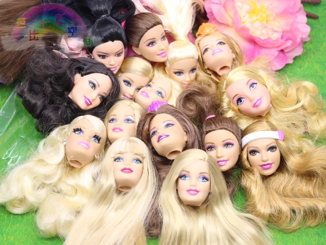 Оригинальные головки для кукол Барби 5 шт. подарки на день рождения в разных