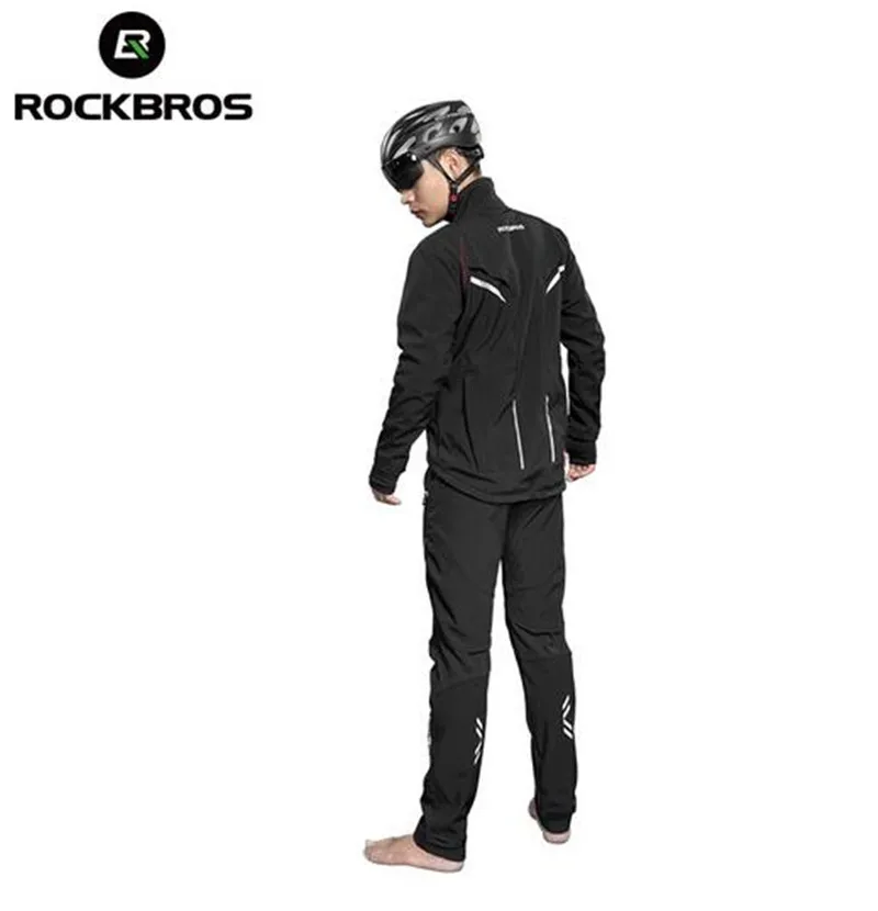 Комплект спортивной одежды ROCKBROS теплая зимняя флисовая куртка с длинным рукавом