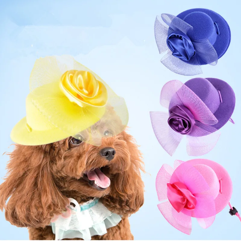 ПЭТ HAT кружевное платье с цветочным рисунком принц Стиль аристократичная шапка