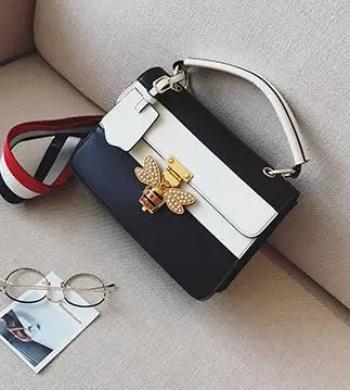 Для женщин сумки из натуральной пчелы плеча Crossbody сумки многофункциональная сумка Роскошные Дизайнерские брендовые сумки bolsa