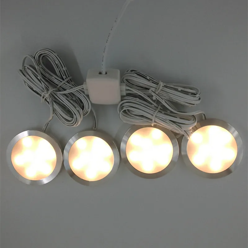 4 шт. светодиодные лампы для кухонного шкафа|cabinet light|under cabinet lightkitchen lights |