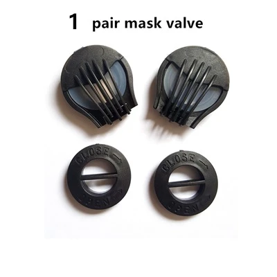 Mask filter valve Пыленепроницаемая велосипедная маска из активированного угля для мужчин и женщин, защита от загрязнения для тренировки, езды на велосипеде, велосипедная маска для бега - Цвет: Mask filter valve