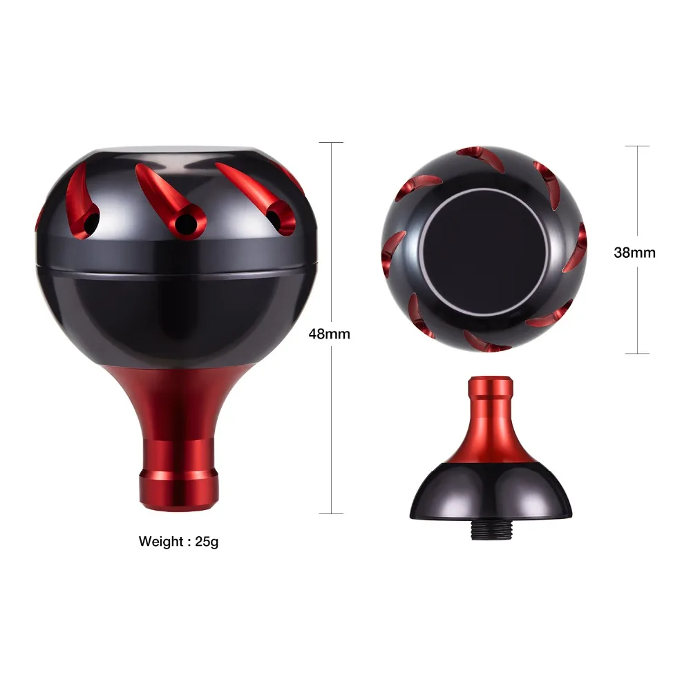 Piscifun 38 мм катушка ручка для SHIMANO SAHARA STRADIC FK CI4 SW SEDONA Стелла NASCI DAIWA FUEGO TATULA STEEZ CALDIA EXIST