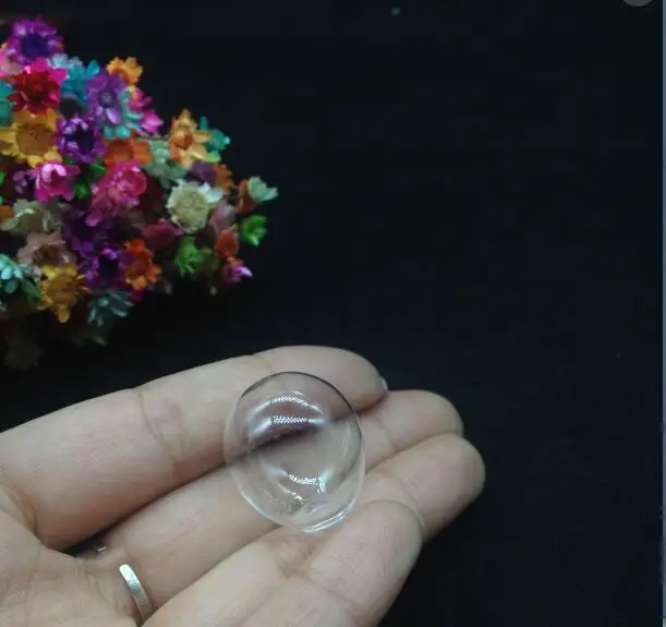 5 комплектов прозрачные стеклянные шарики с отверстием 3 мм 23 х20 мм|glass vial pendant|vial
