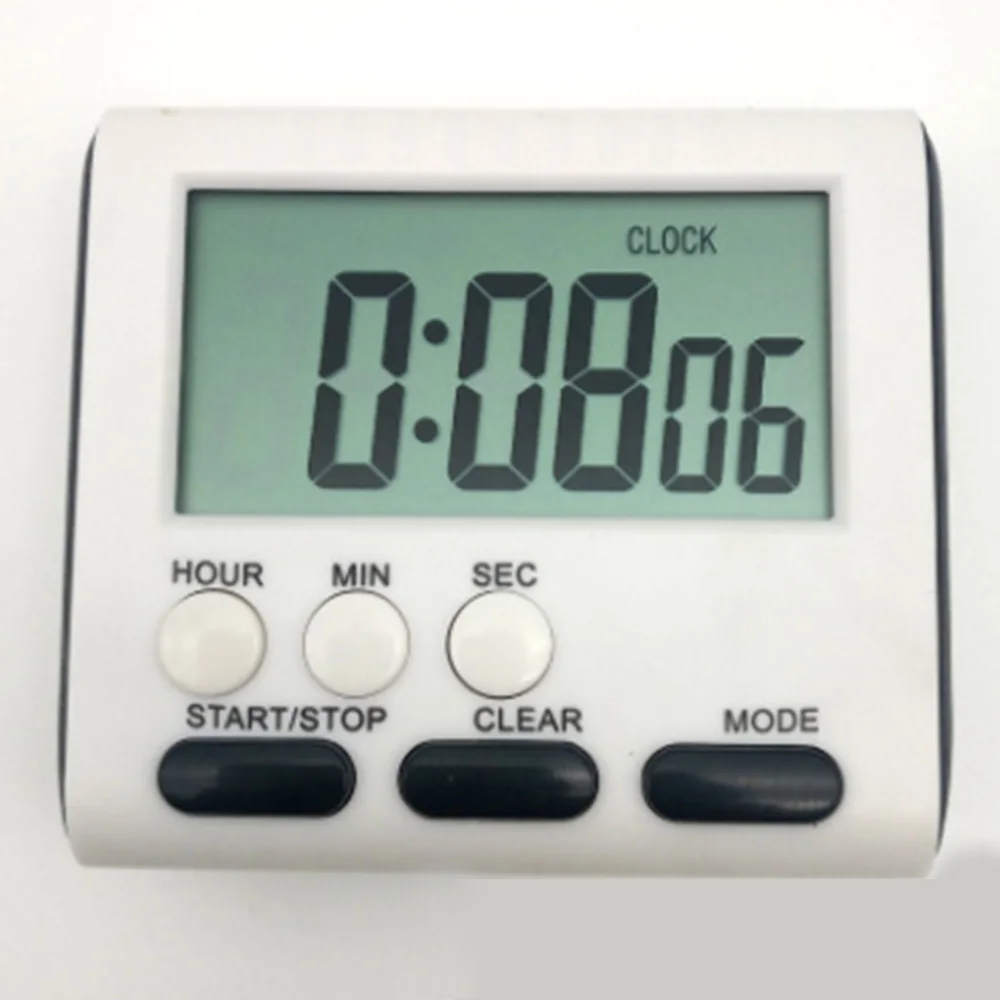 Magnetic Large LCD Count Up Kitchen Timer Alarm Down Digital Clock 24 Hours | Дом и сад
