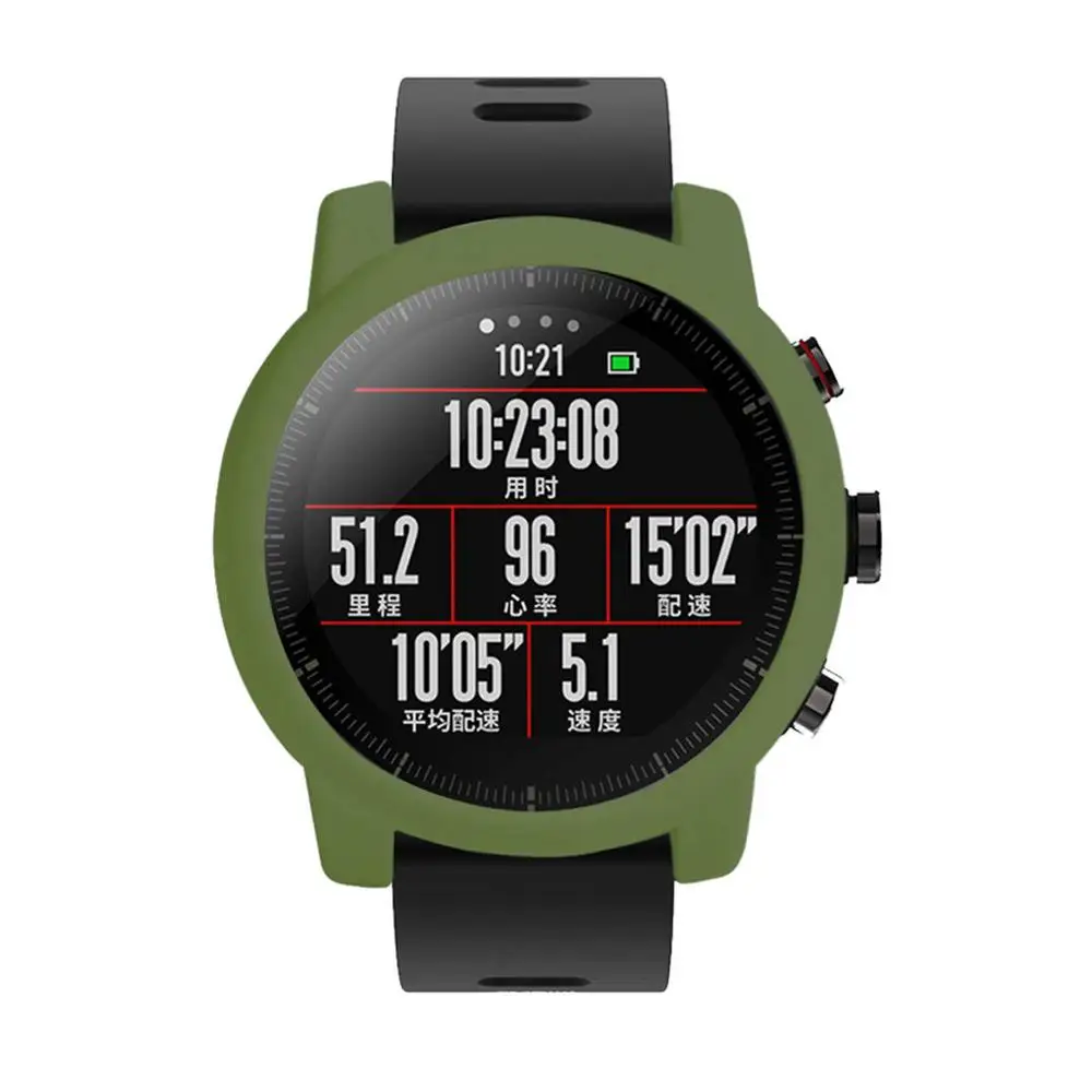 7 Премиум силиконовый защитный чехол для Huami Amazfit Stratos 2/2S полный каркас мягкий чехол Защитная крышка умные часы аксессуары - Цвет: 7