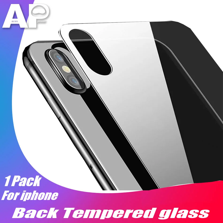 Acespower задняя крышка из закаленного стекла для Apple IPhone XR X XS Max 8 Plus мобильный телефон