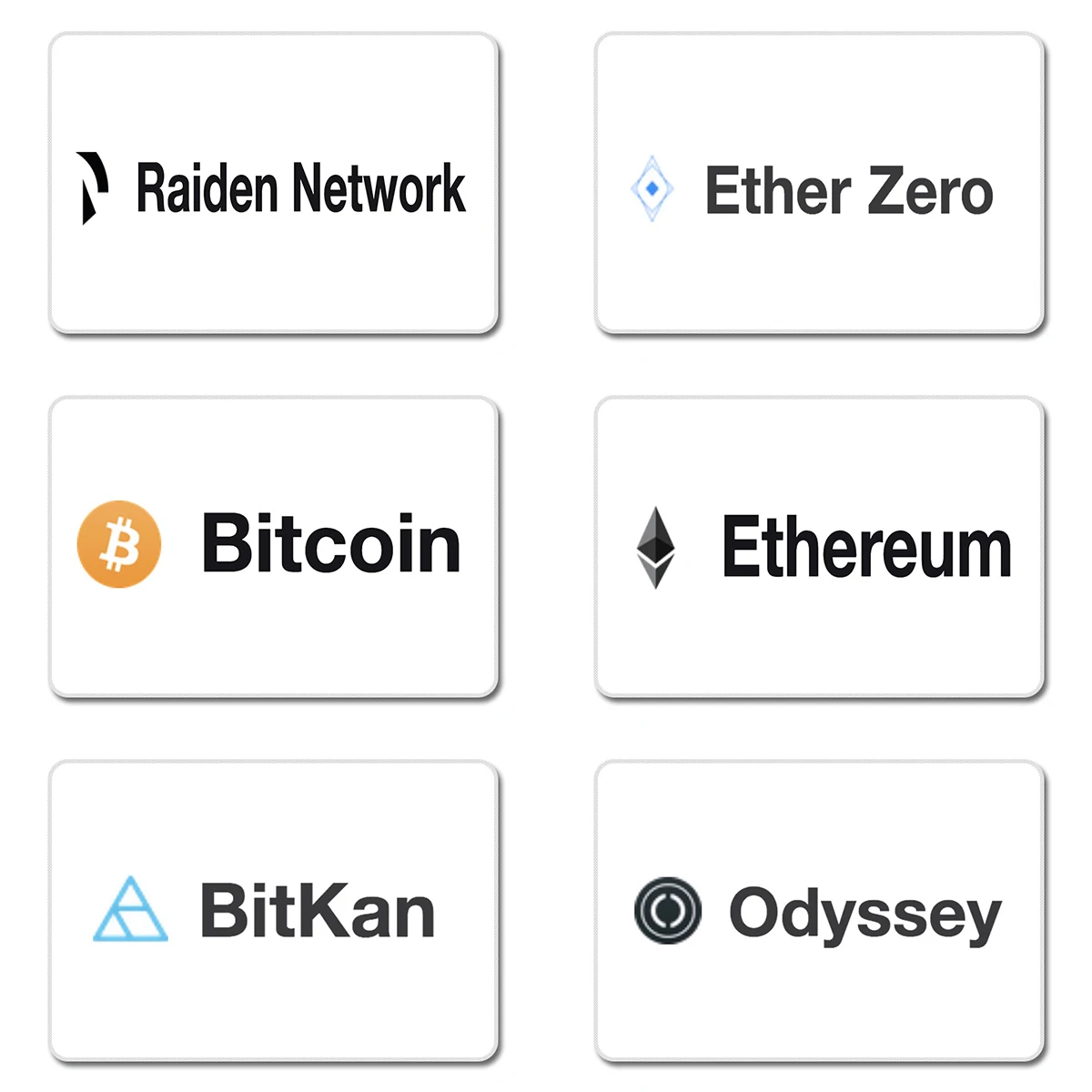 Odyssey Raiden Network BitKan Ether Zero Bitcoin дизайн натуральный резиновый Настольный коврик для