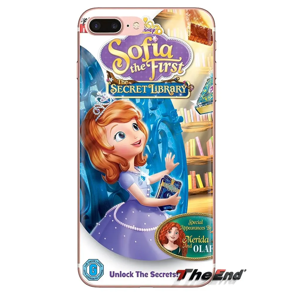 Transparent Soft Shell Covers For iPod Touch Apple iPhone 4 4S 5 5S SE 5C 6 6S 7 8 X XR XS Plus MAX Sofia the First Season 3 |
