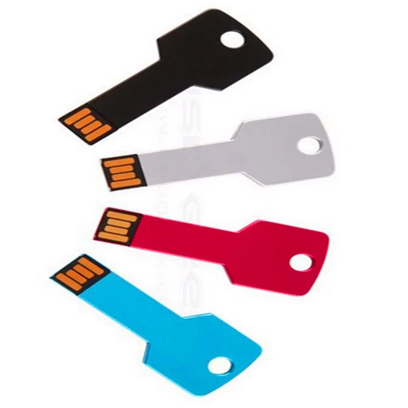 USB-флешка в форме ключа с логотипом на заказ металлическая карта памяти 4 ГБ 8 16 32 64