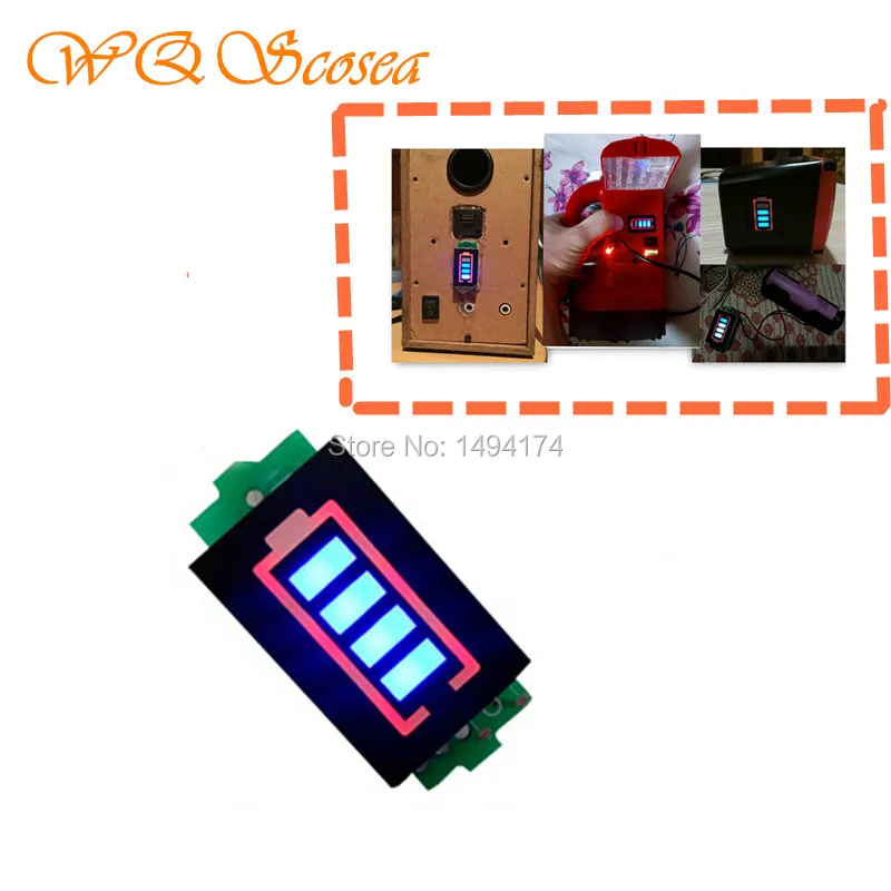 WQScosea Q8S-331 7 Series S 18650 модуль индикатора емкости литиевого аккумулятора дисплей