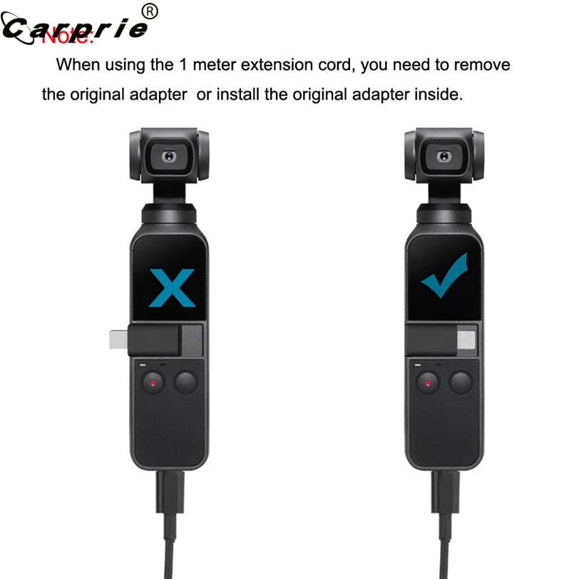 CARPRIED селфи палка наборы для DJI OSMO карман для телефона Android клип+ селфи палка+ кабель+ кронштейн комплект аксессуаров 90606