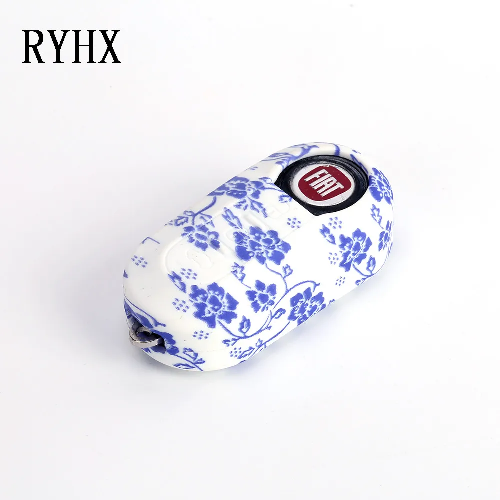 3 кнопки силиконовые автомобильные дистанционные брелоки оболочки крышки для Fiat