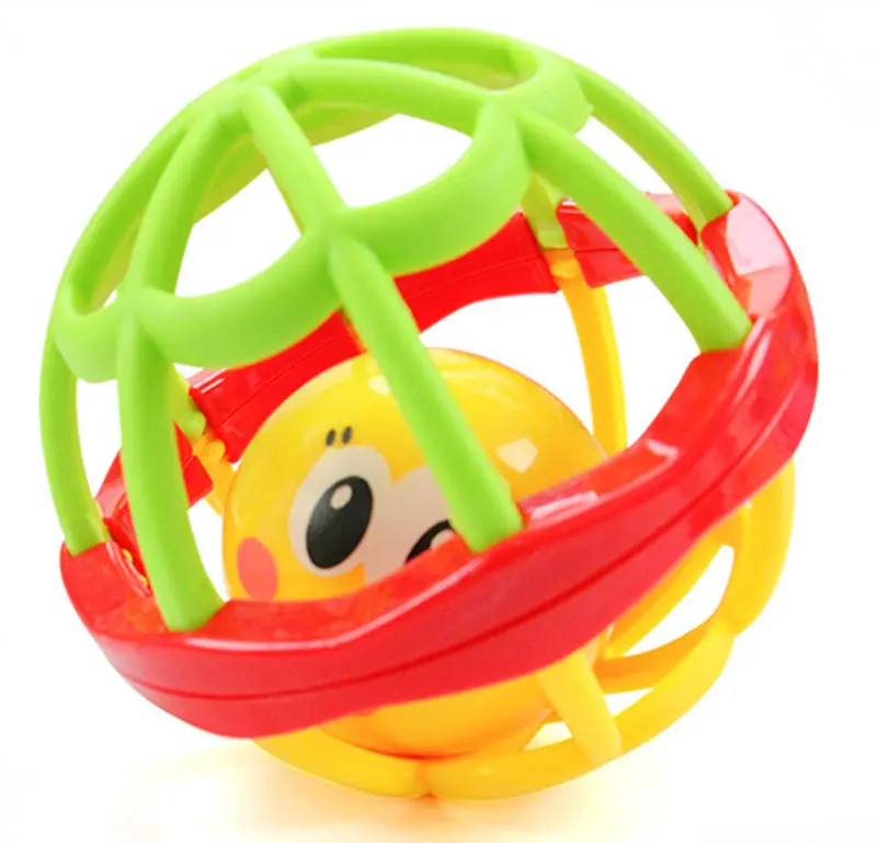 T1 random color Детские игрушки для малышей интеллект захватывающие десны Пластиковые Ручная погремушка Смешные развивающие погремушки мобильные игрушки подарки на день рождения - Цвет: T1 random color