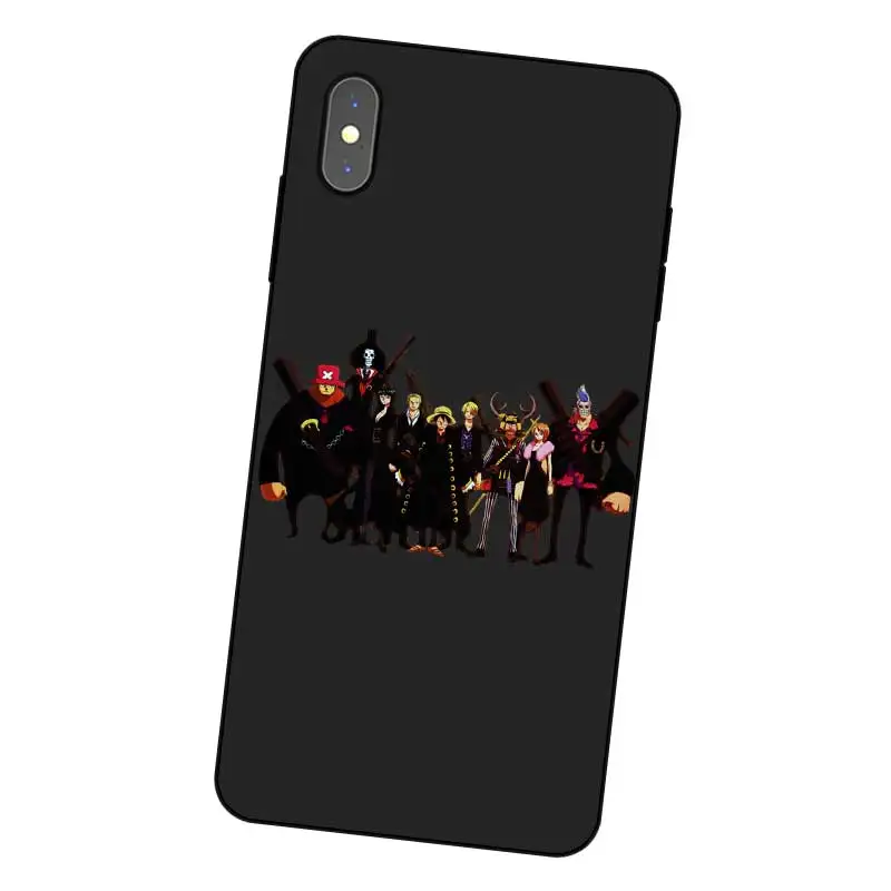 P153 One Piece Nobby Black Silicone Case Cover For Apple iPhone 11 Pro XR XS Max X 8 7 6 6S Plus 5 5S SE |