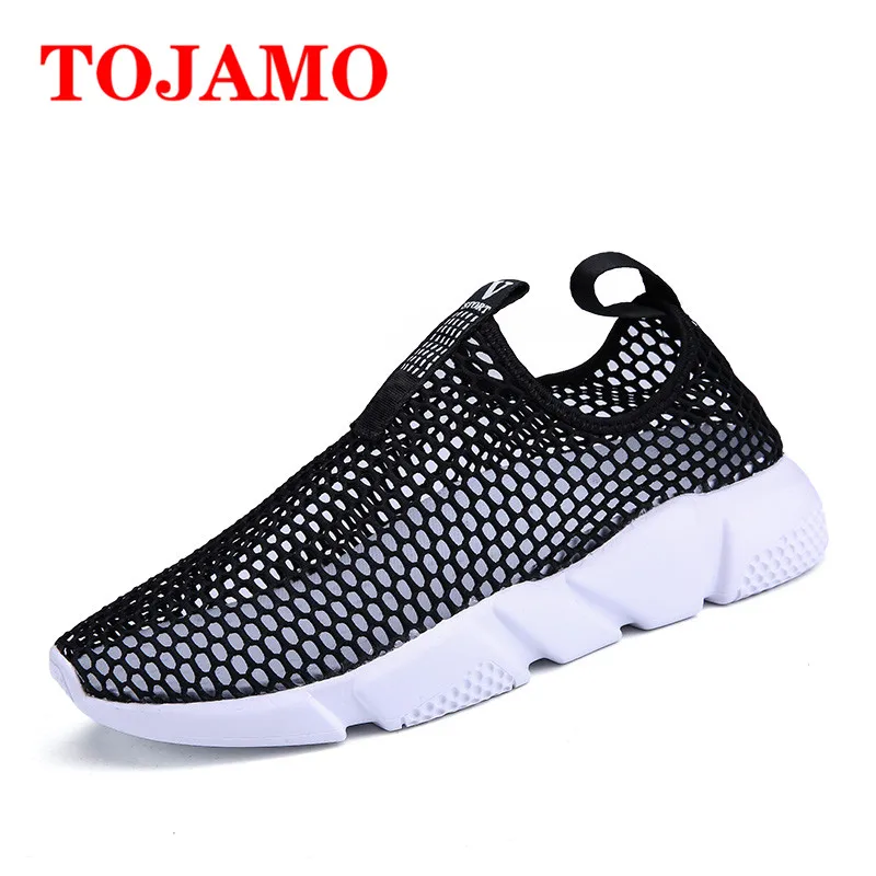 TOJAMO 2018 Mesh Casual Shoes Mens Fashion Sneakers Outdoor Light Walking Men Comfortable Soft Vacation Footwear Zapatos | Обувь