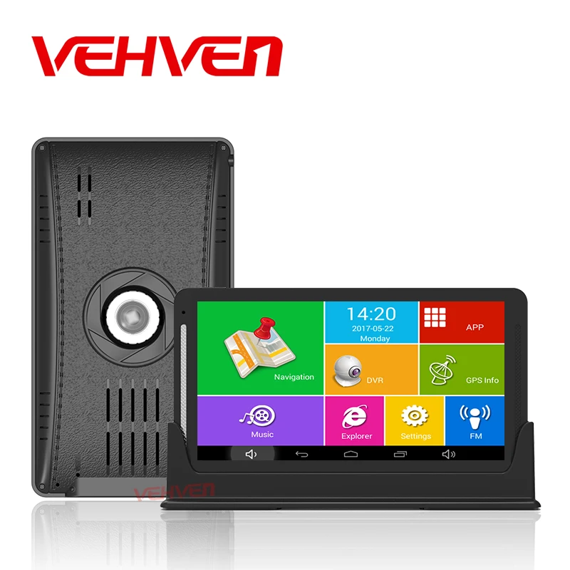 7 дюймов Автомобильный dvr gps навигация Android P 512 рекордер 1080 МБ 8 ГБ грузовик