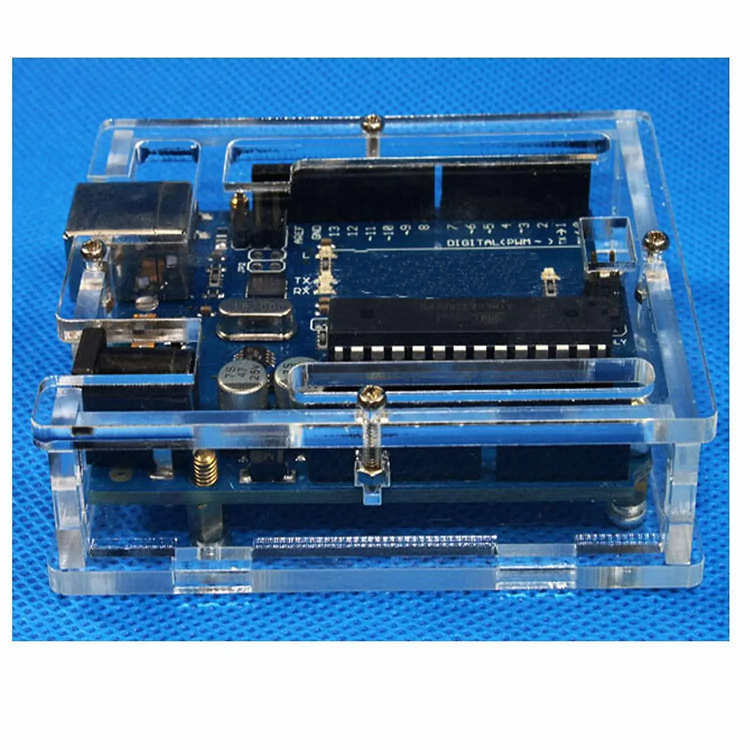 

Прозрачный акриловый чехол для Uno R3, совместим с arduino UNO R3