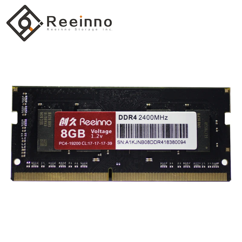 Reeinno ddr4 4 ГБ 8 2400 МГц 1 2 В ram sodimm поддержка памяти ноутбука memoria только для |