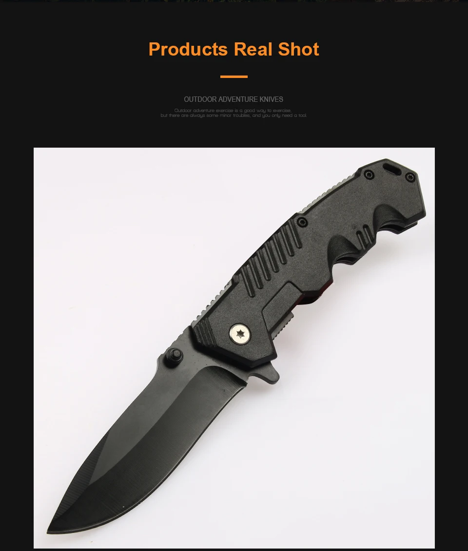 JelBo Small/Big Self-defense Pocket Folding Knife Sharp Blade Non-slip Tactical Knife For Wild Hunting Camping Survival