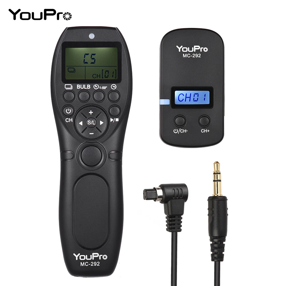 YouPro MC 292 DC0 2 4G беспроводной пульт дистанционного управления ЖК Таймер спуска