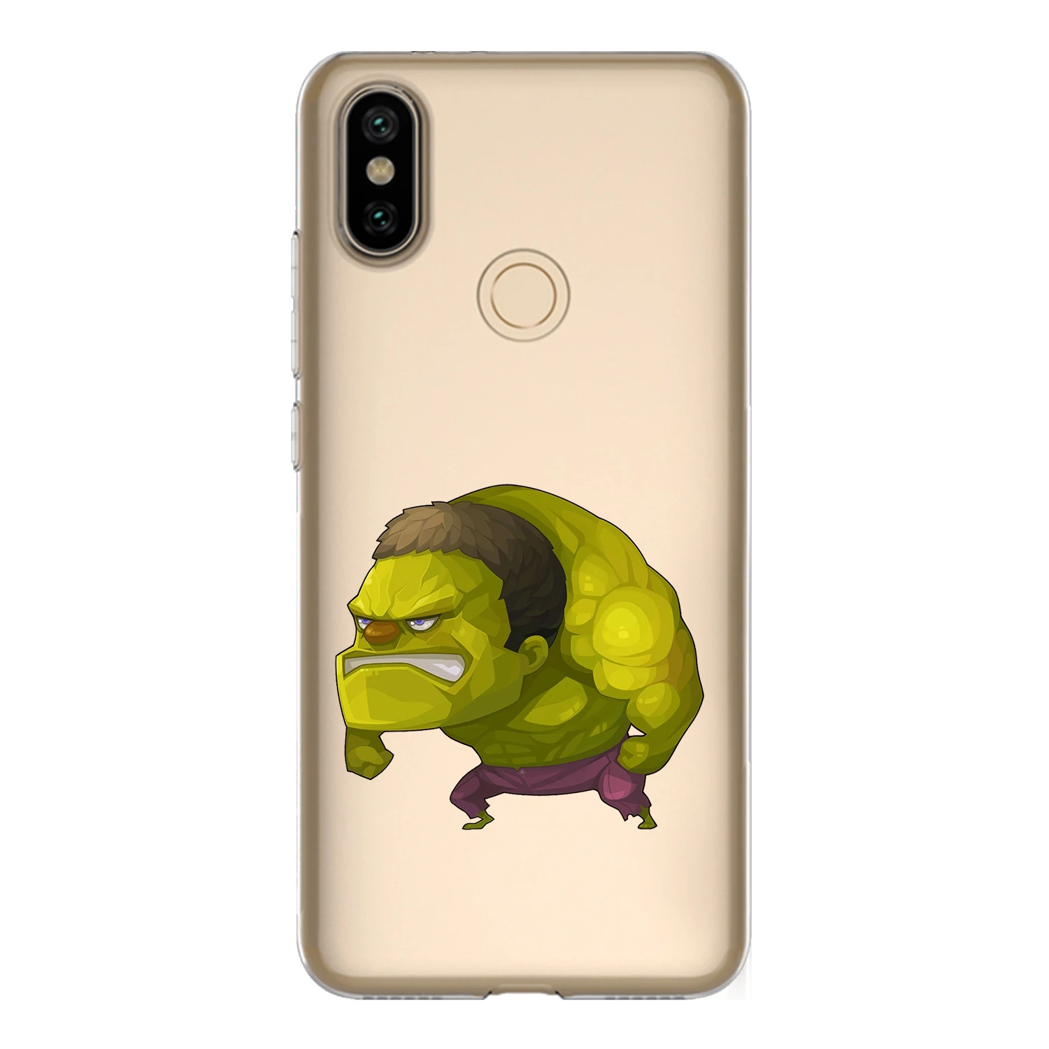 Чехол для Xiaomi Mi A2 6X чехол 5 99 дюйма мягкий силиконовый милый мультяшный Железный