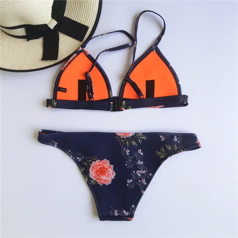 Новинка 2018 привлекательный комплект бикини с микротреугольными вставками