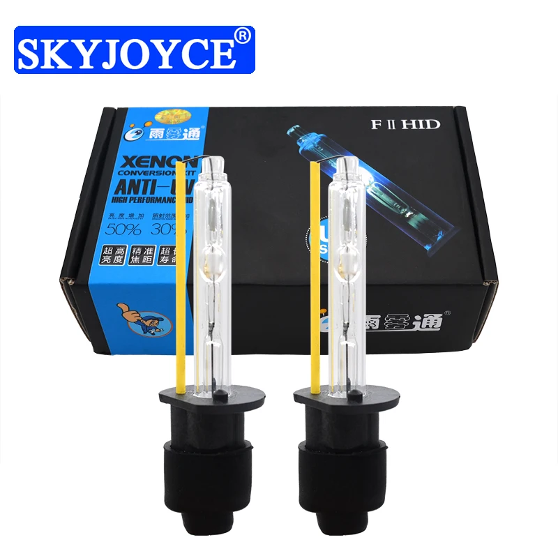 SKYJOYCE 12V 35W 55W DLT F2 HID лампа 5500K 6500K однолучевая H1 H7 H11 9005 D2H для фара|Передние LED-фары